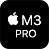 MacBook Pro 14" M3 PRO - Chip Apple M3 Pro CPU 12-core GPU 18-core 18GB di memoria unificata Archiviazione SSD da 1TB - Nero Siderale